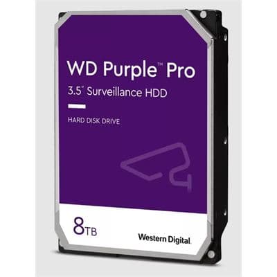 Western Digital WD Purple Pro 8TB SATA 3.5" 7200RPM 256MB Surveillance HDD WD8002PURP