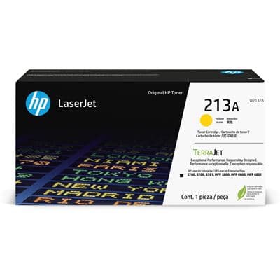 HP HP 213A Yellow Original LaserJet Toner Cartridge W2132A