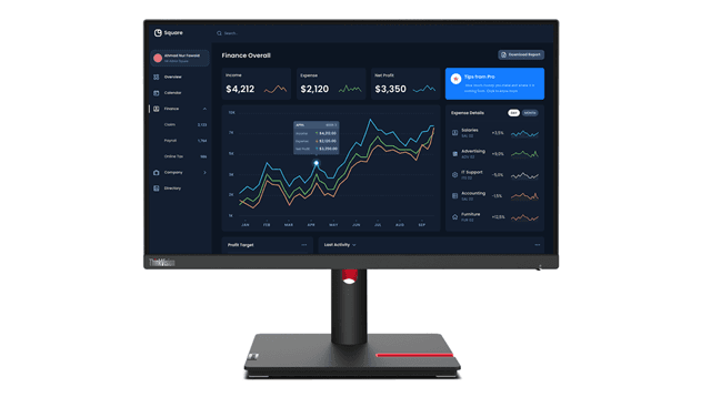 Lenovo Lenovo ThinkVision T22I-30 21.5" FHD (HDMI+DP+VGA) 3 Year Warranty 63B0MAR6AU