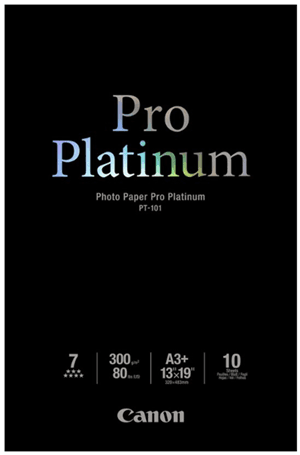 Canon Canon PT-101 A3+ Pro Platinum 300gsm Photo Paper - 10 Sheets PT101A3+-10