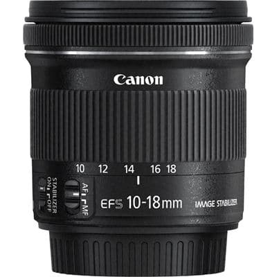 Canon Canon EF-S 10-18mm f/4.5-5.6 IS STM EF-S Mount Lens EFS1018ISST