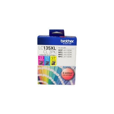 Brother Brother LC135XL CMY Colour Pk B135XLCMY