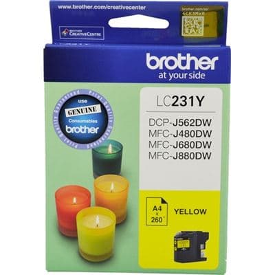 Brother Brother LC231 Yellow Ink Cart B231Y