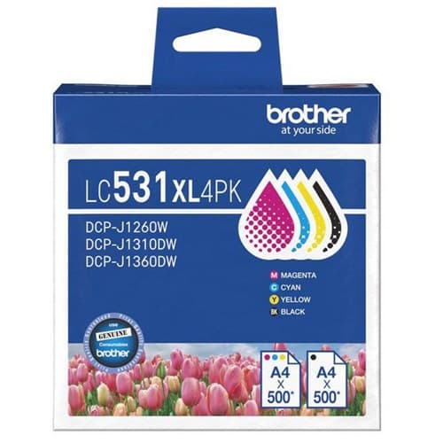 Brother Brother LC531XL 4 Pack B531XL4PK