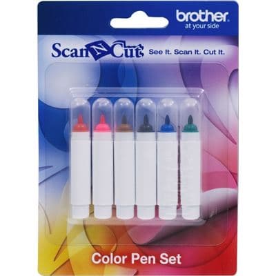 Brother ScanNCut CAPEN1 6-Colur PenSet BCAPEN1