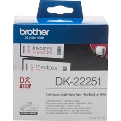 Brother Brother DK22251 White Roll BDK22251