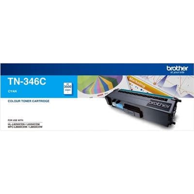 Brother Brother TN346 Cyan Toner Cart BN346C
