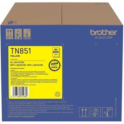 Brother Brother TN851Y Yellow Toner BN851Y