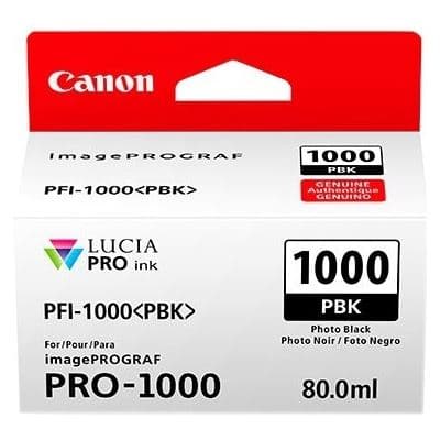 Canon Canon PFI1000PBK Ph Blk Ink CI1000PB