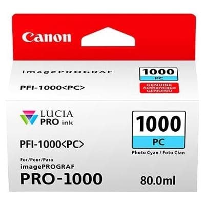 Canon Canon PFI1000PC Ph Cyan Ink CI1000PC