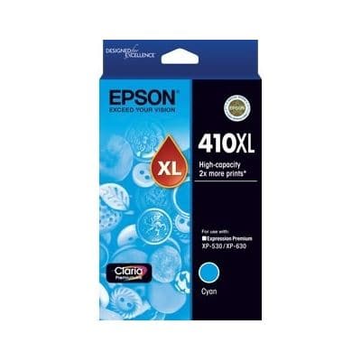 Epson Epson 410 HY Cyan Ink Cart E410CXL