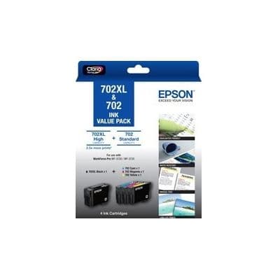 Epson Epson 702XL 4 Col Ink Pack E702XLVP