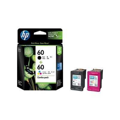 HP HP #60 Blk & Colr Ink CN067AA HI60BCT