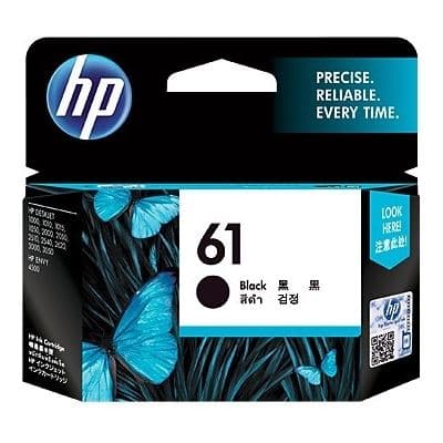HP HP #61 Black Ink CH561WA HI61B