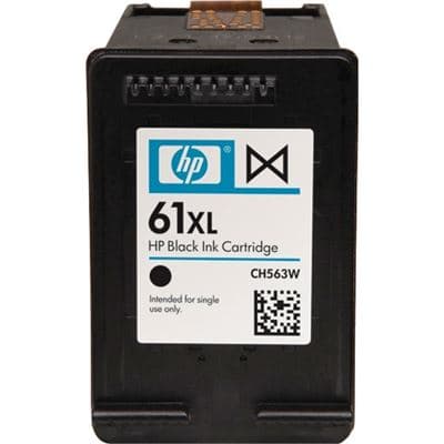 HP HP #61XL Black Ink CH563WA HI61BXL