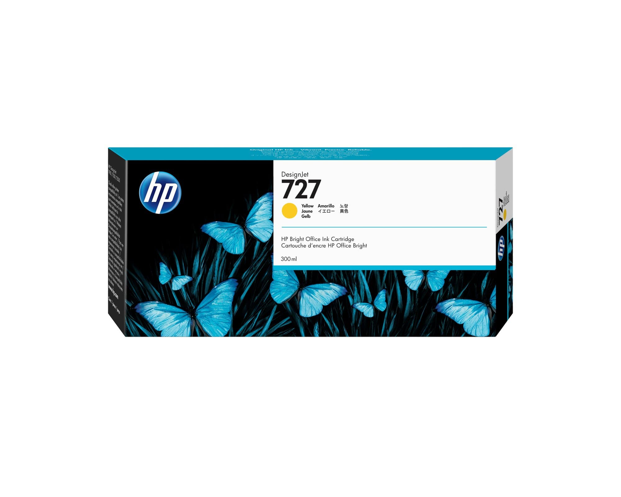 HP HP 727 300ml Yelow Ink F9J78A HI727300Y