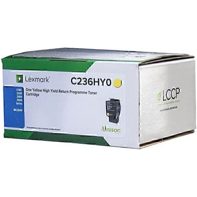 Lexmark Lexm C2360Y0 Yellow Toner LX236Y
