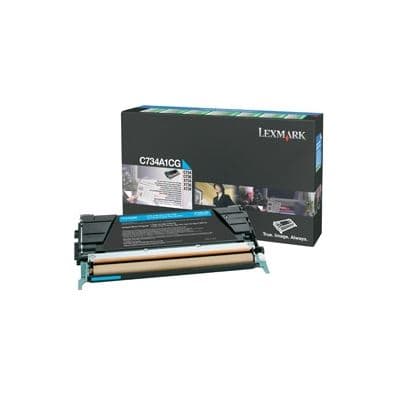 Lexmark Lexm C734 Cyan Toner Cart LX734A1CG