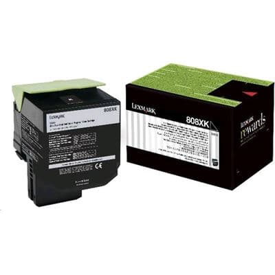 Lexmark Lexm 808XK Extra HY Blk Toner LX808XK