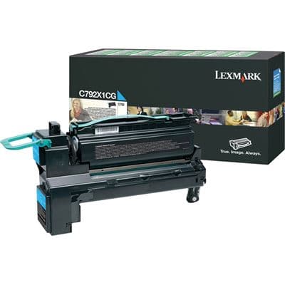 Lexmark Lexm C792X1CG HY Pre Cyan Cart LXC792X1CG